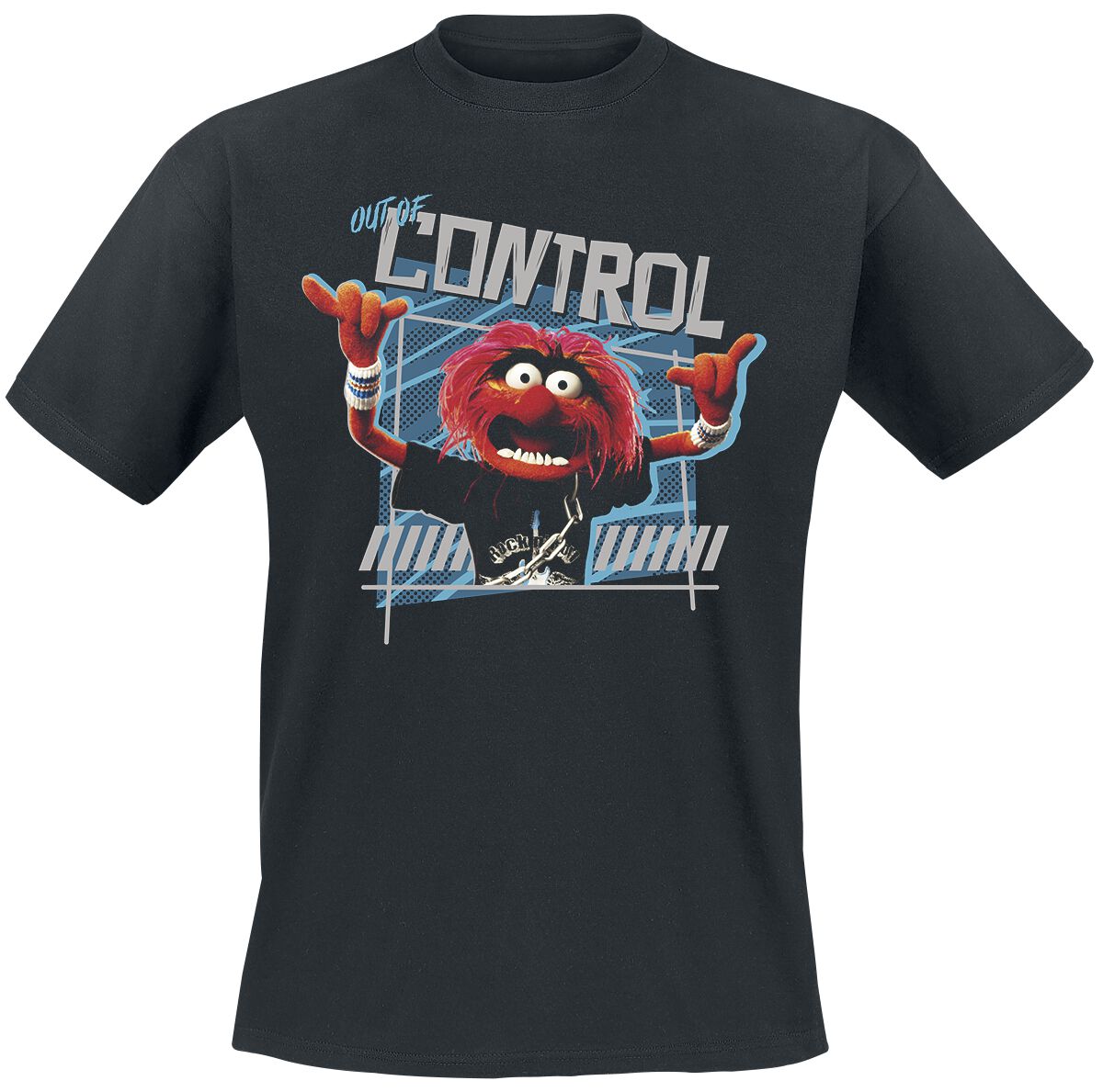 Die Muppets T-Shirt - Out Of Control - L bis 4XL - für Männer - Größe 4XL - schwarz  - EMP exklusives Merchandise!