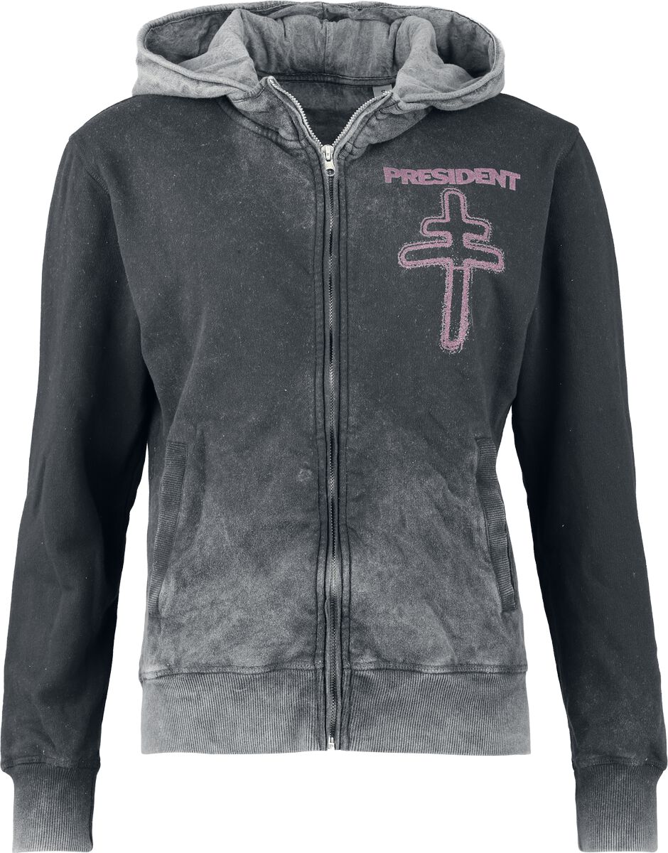 Kapuzenjacke - Release - S bis XXL - für Damen - Größe XXL - grau - EMP exklusives Merchandise! - Frauen - female