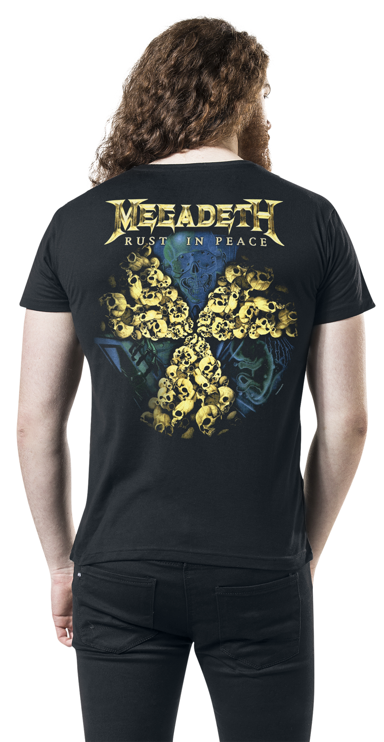 Megadeth Rust in peace T-Shirt schwarz - 24.01% Rabatt