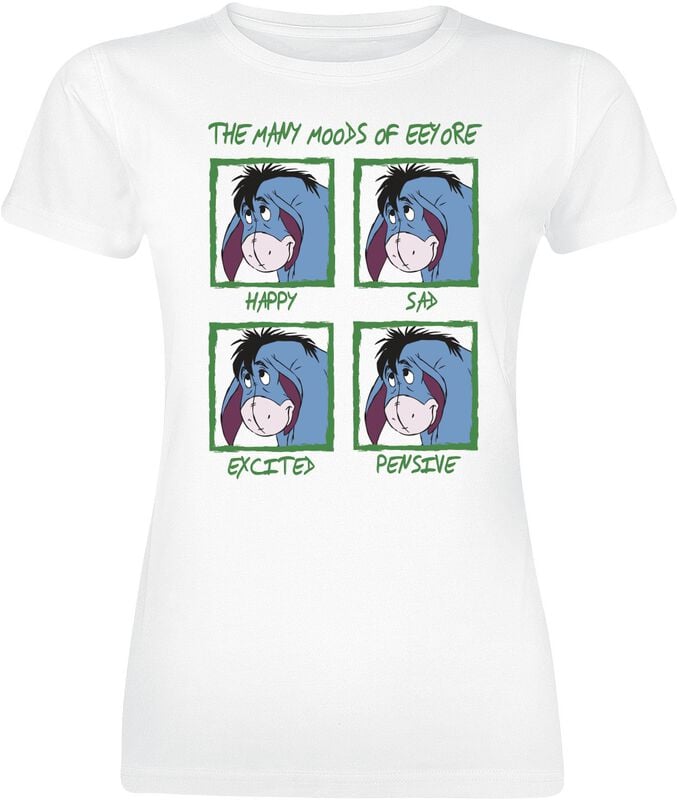 Winnie The Pooh The Many Moods Of Eeyore T-Shirt weiß in L