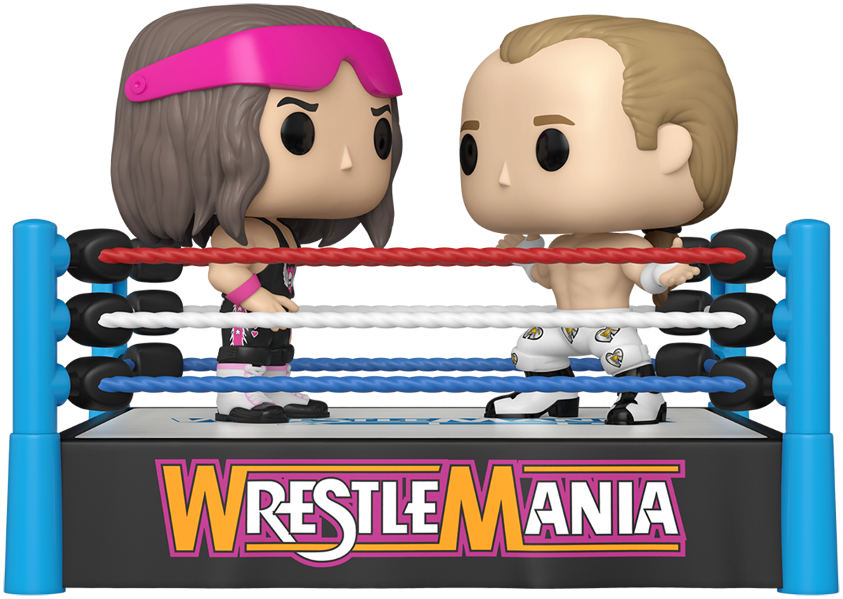 WWE Bret Hit Man Hart and Shawn Michaels  (Pop! Moment) 2 Pack Vinyl Figur Funko Pop! multicolor