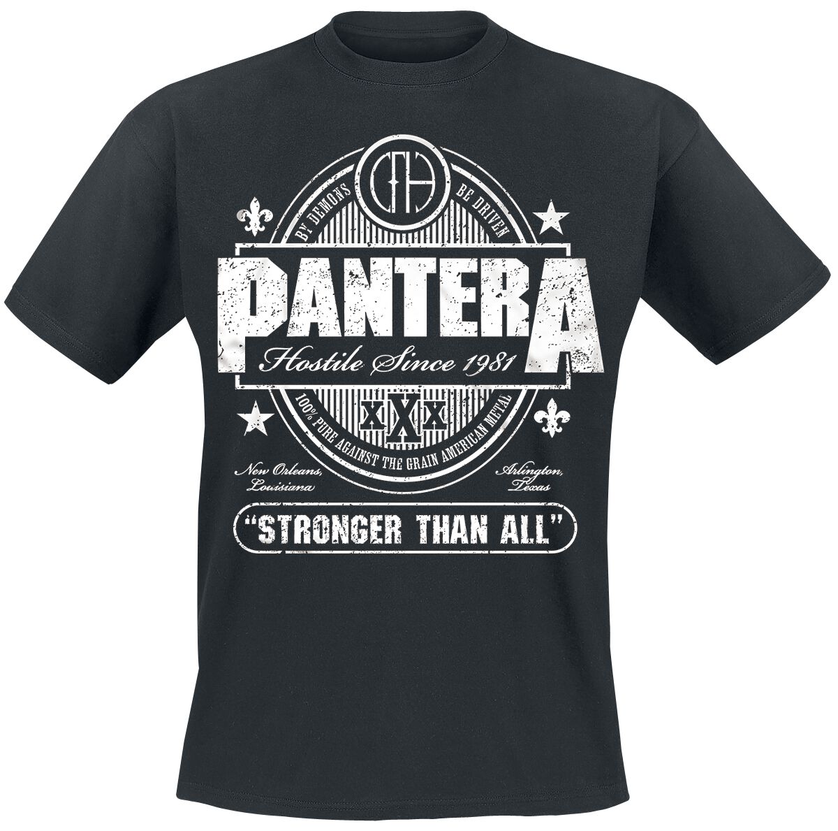 Stronger Than All T-Shirt schwarz von Pantera