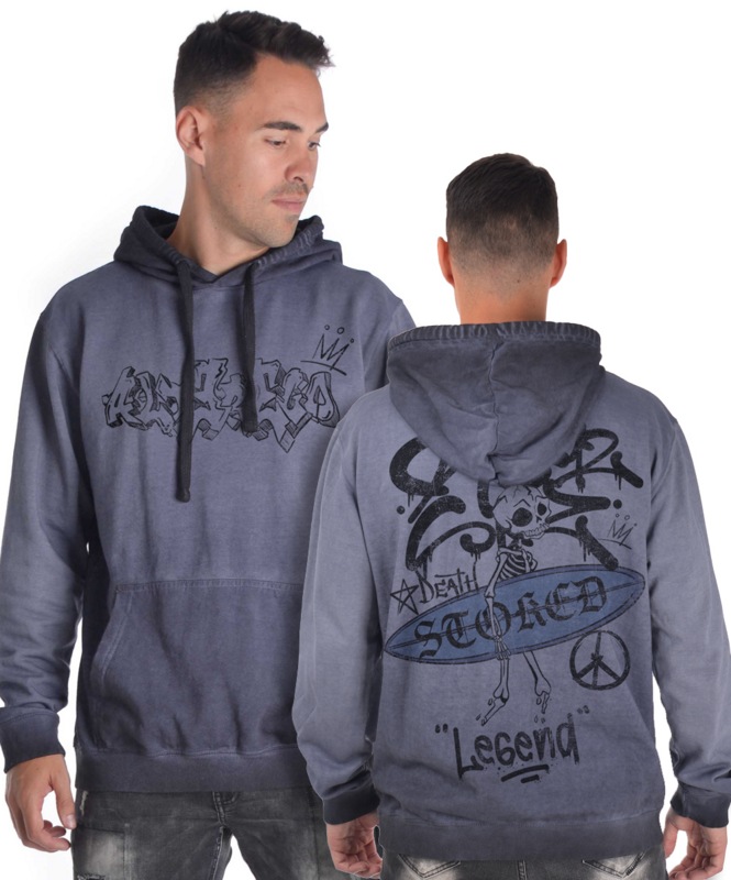 Outer Vision  Hoodie - Alter Ego Surf Hoodie - for Men - blue