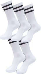 Double Stripe Socks 5-Pack, Urban Classics, Socken