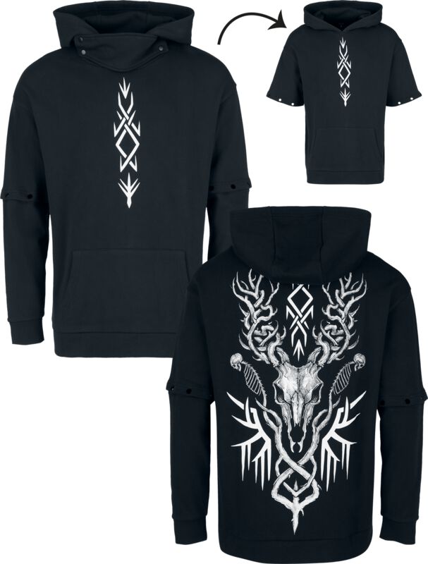Black Premium by EMP Kapuzenpullover - Woodland Spirit - S bis XXL - für Männer - Größe S - schwarz