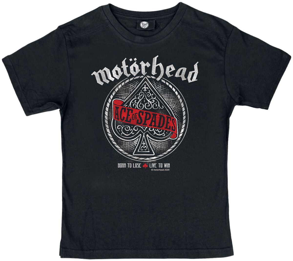 Motörhead Metal-Kids – Red Banner T-Shirt schwarz