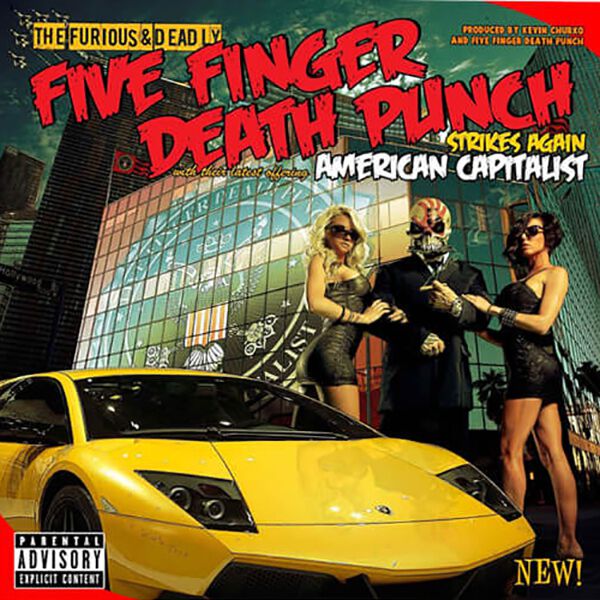 Image of Five Finger Death Punch American capitalist LP farbig