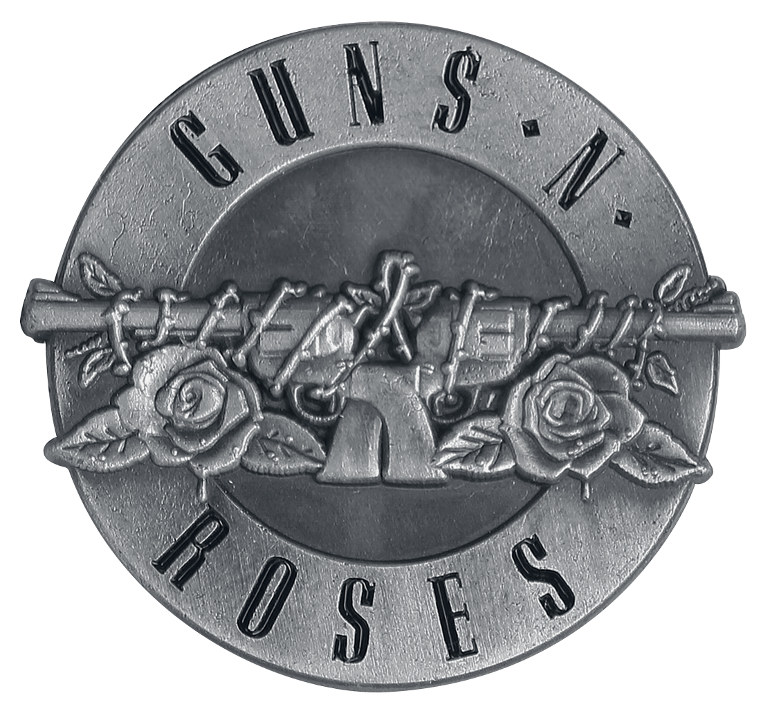 Guns N' Roses - Bullet Logo - Pin - grau
