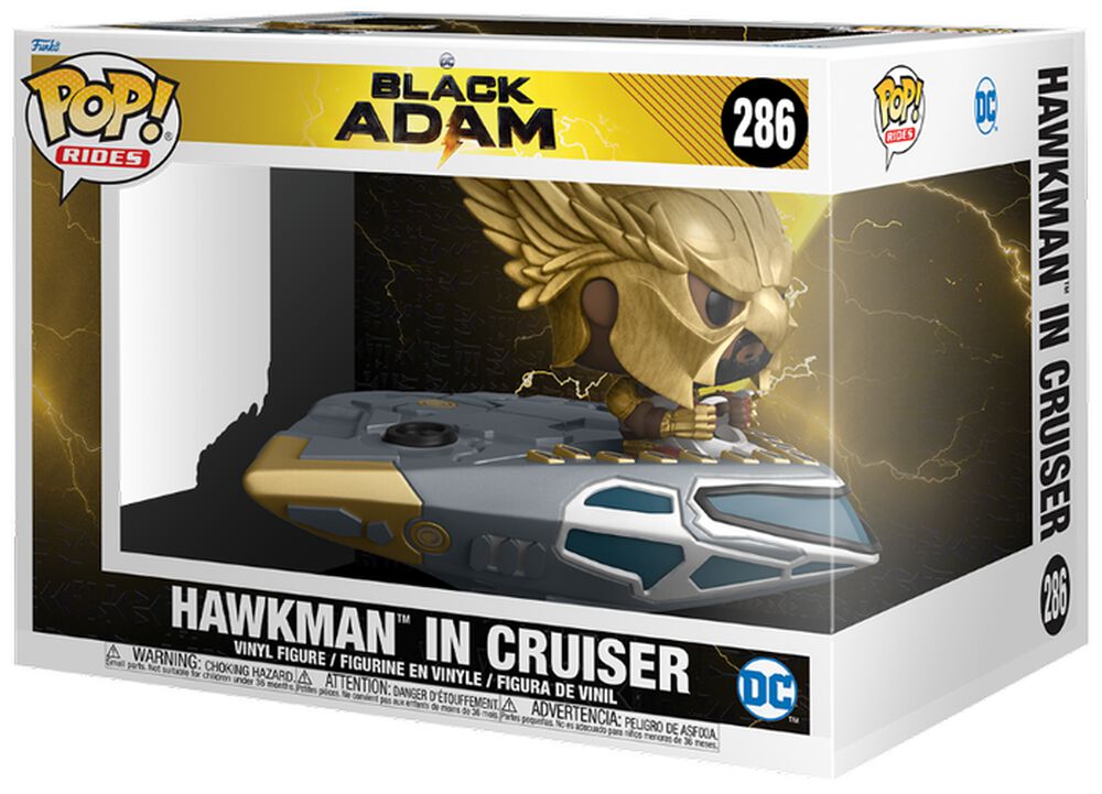 Hawkman in Cruiser (Pop! Ride Super-Deluxe) Vinyl Figur 286