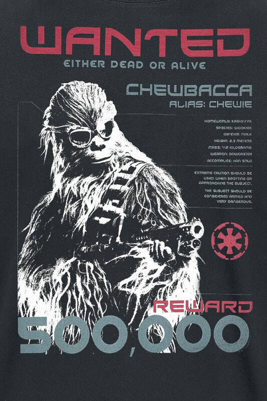 Männer Bekleidung Han Solo - Chewie Wanted | Star Wars T-Shirt