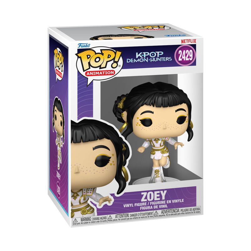 KPop Demon Hunters Zoey Vinyl Figur 2429 Funko Pop! Multicolor