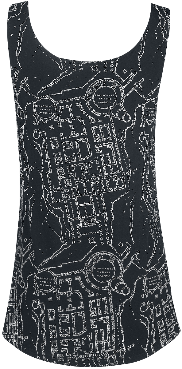 Harry Potter Karte des Rumtreibers Strickpullover schwarz