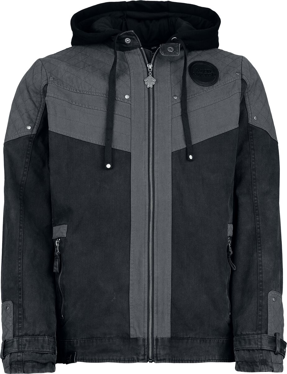 Amon Amarth EMP Signature Collection Winter Jacket black grey