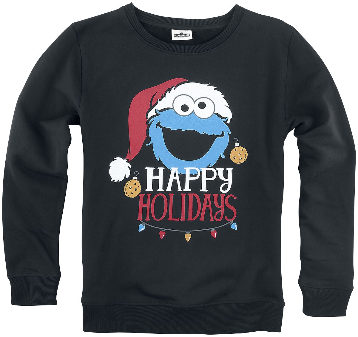 Sesame Street Kids - Happy Holidays Sweatshirt black