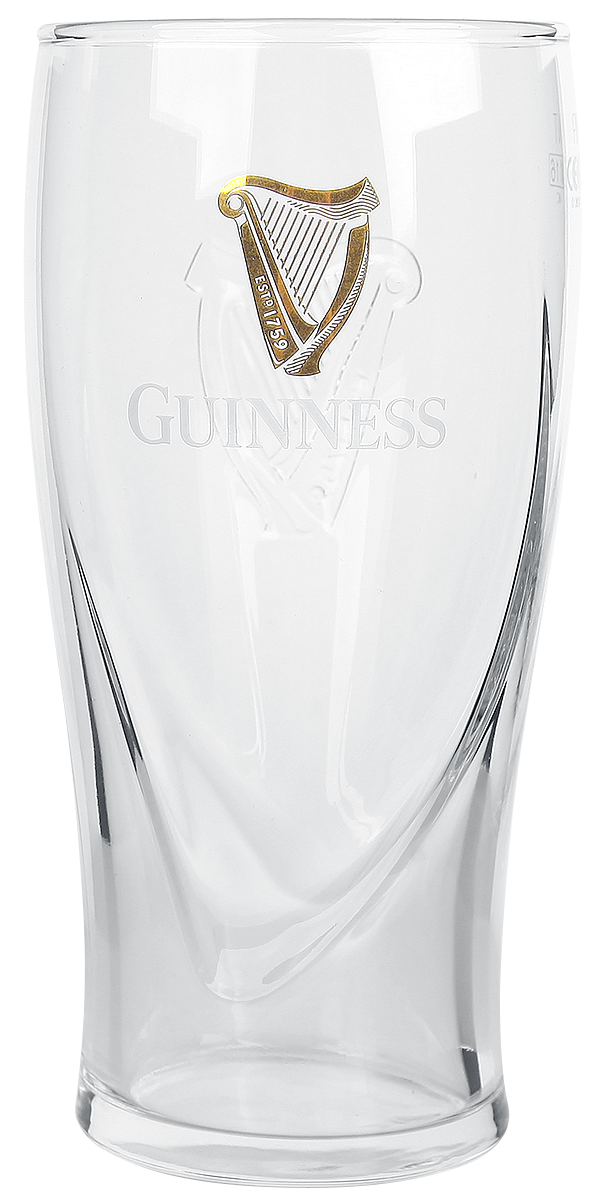Guinness - Embossed - Pint-Glas - multicolor