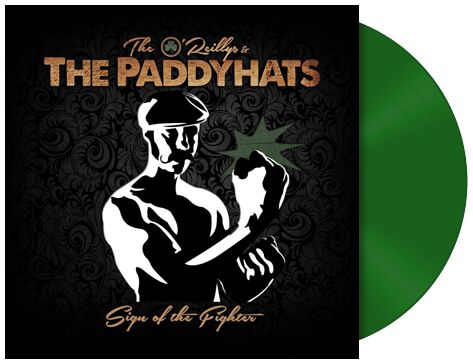 Image of The O' Reillys And The Paddyhats Sign of the fighter LP dunkelgrün