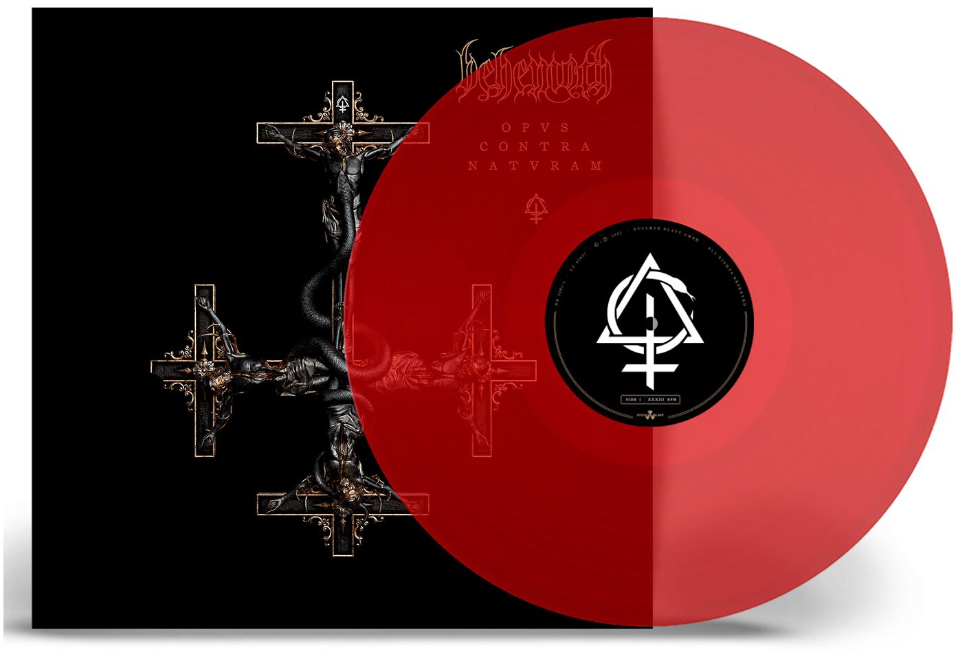 Behemoth Opvs contra natvram LP rot Behemoth Opvs contra natvram LP rot