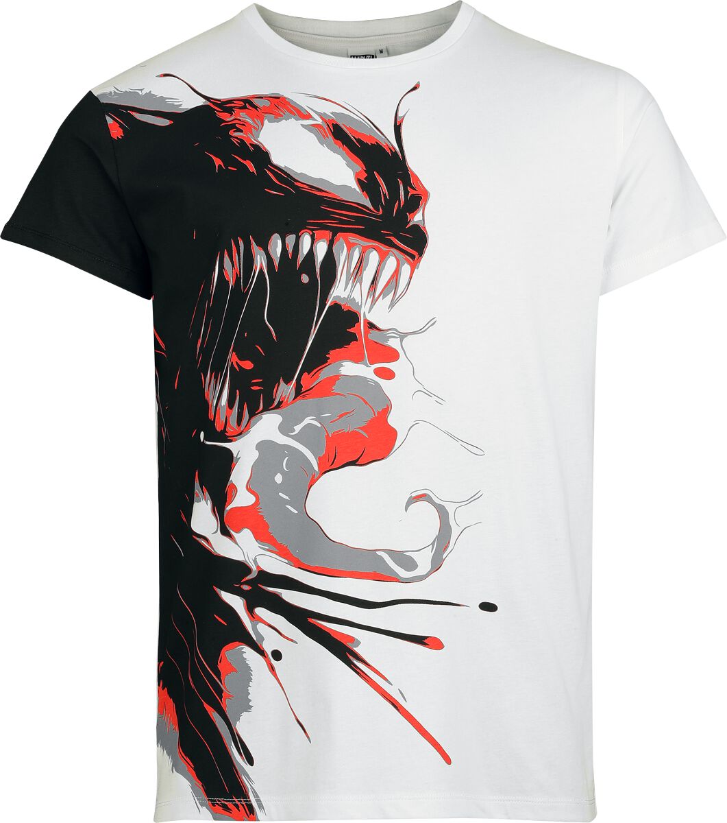 4068143355278 - Venom T-Shirt weiß schwarz in XL