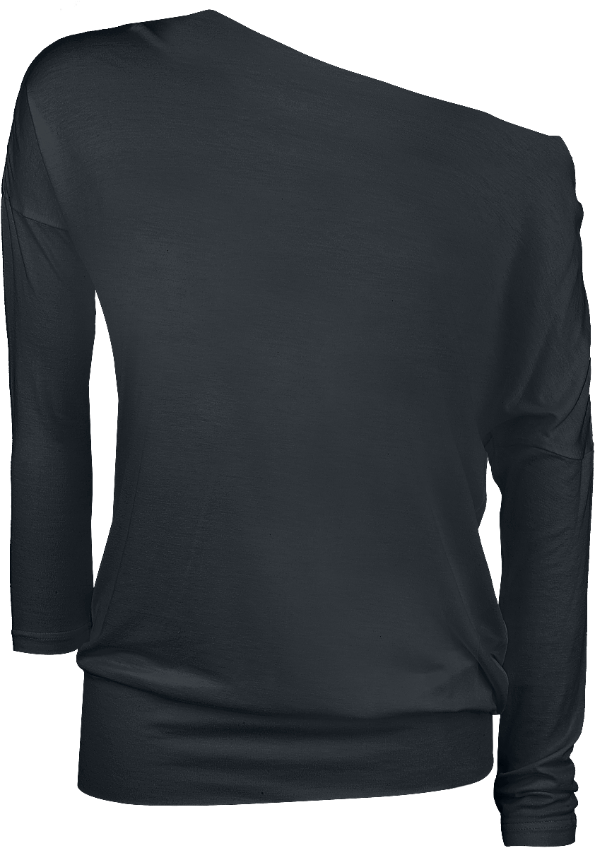 Sprüche Schwarz ist bunt genug Langarmshirt schwarz