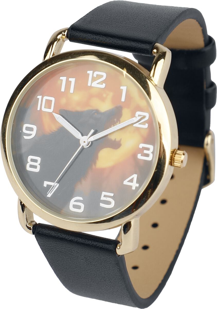 Wolf Orologi da polso Nero/Oro