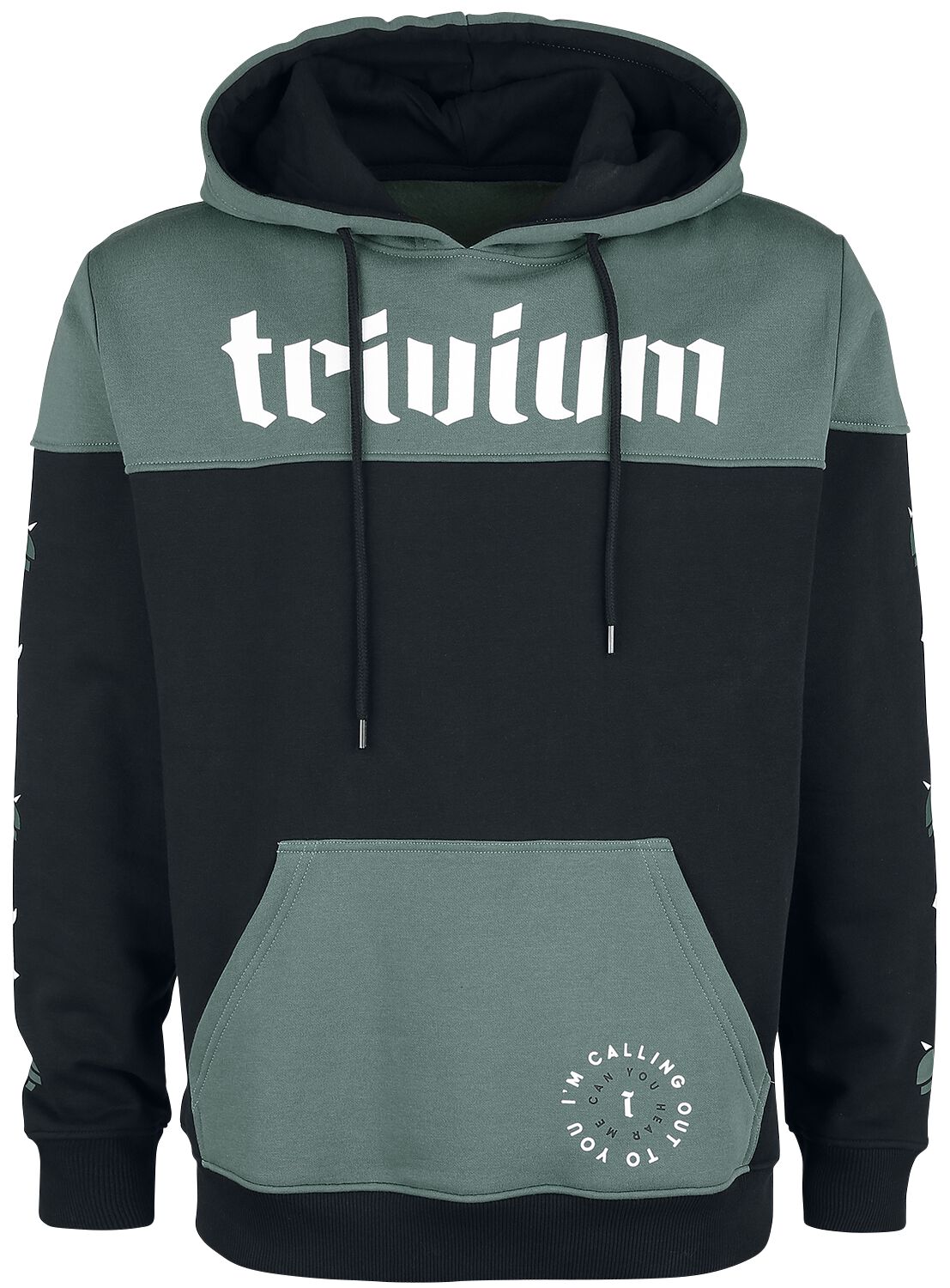 Image of Trivium EMP Signature Collection Kapuzenpulli schwarz/grün