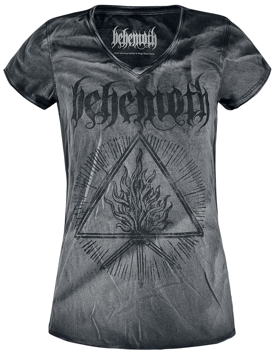 Image of Behemoth Unholy Girl-Shirt grau/schwarz