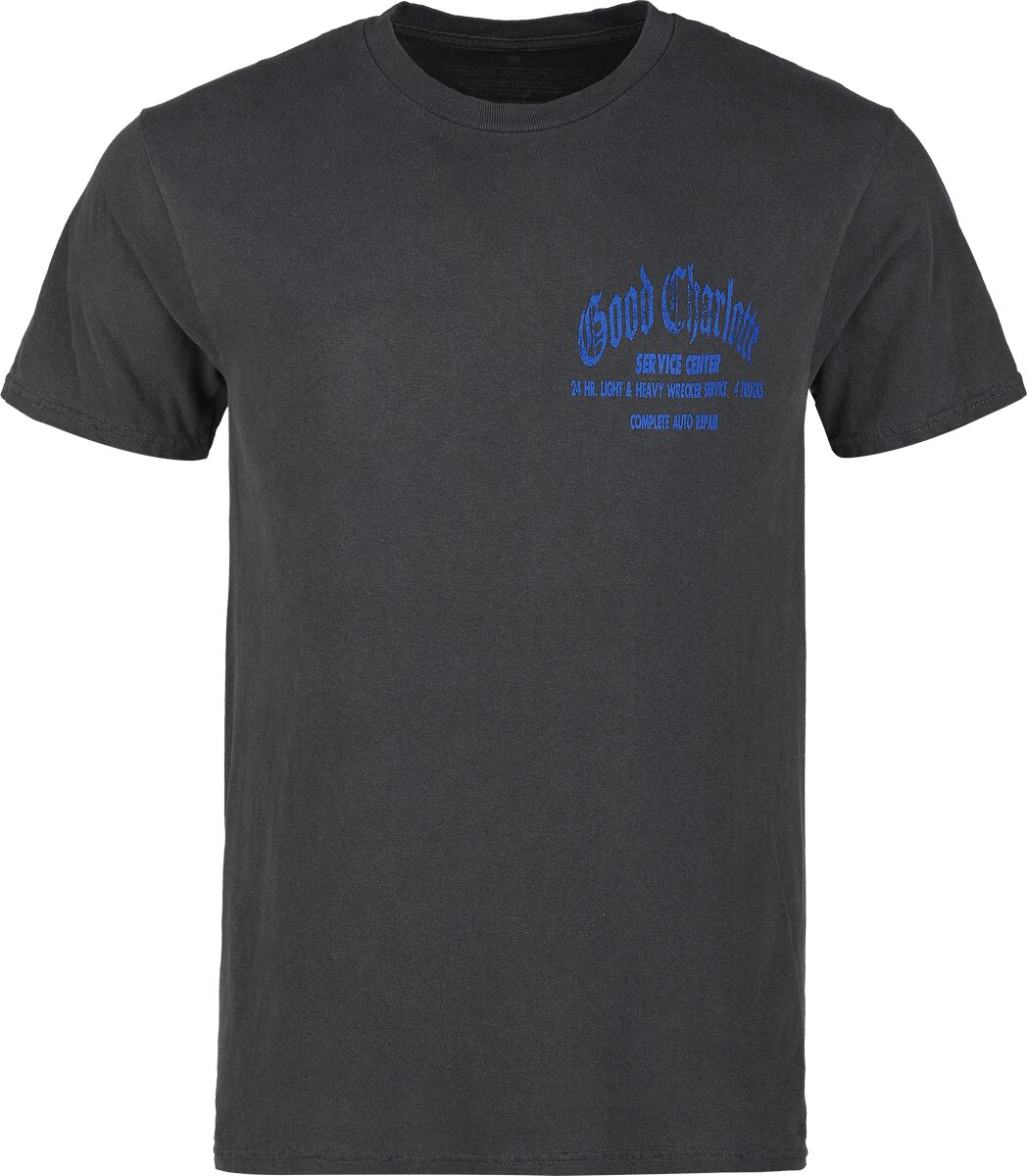 T-Shirt Manches courtes  de Good Charlotte - Tracklist - S à 3XL - pour Homme - noir