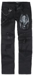 Gothicana X Anne Stokes Jeans, Gothicana by EMP, Stoffhose