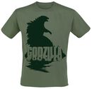 Silhouette, Godzilla, T-Shirt