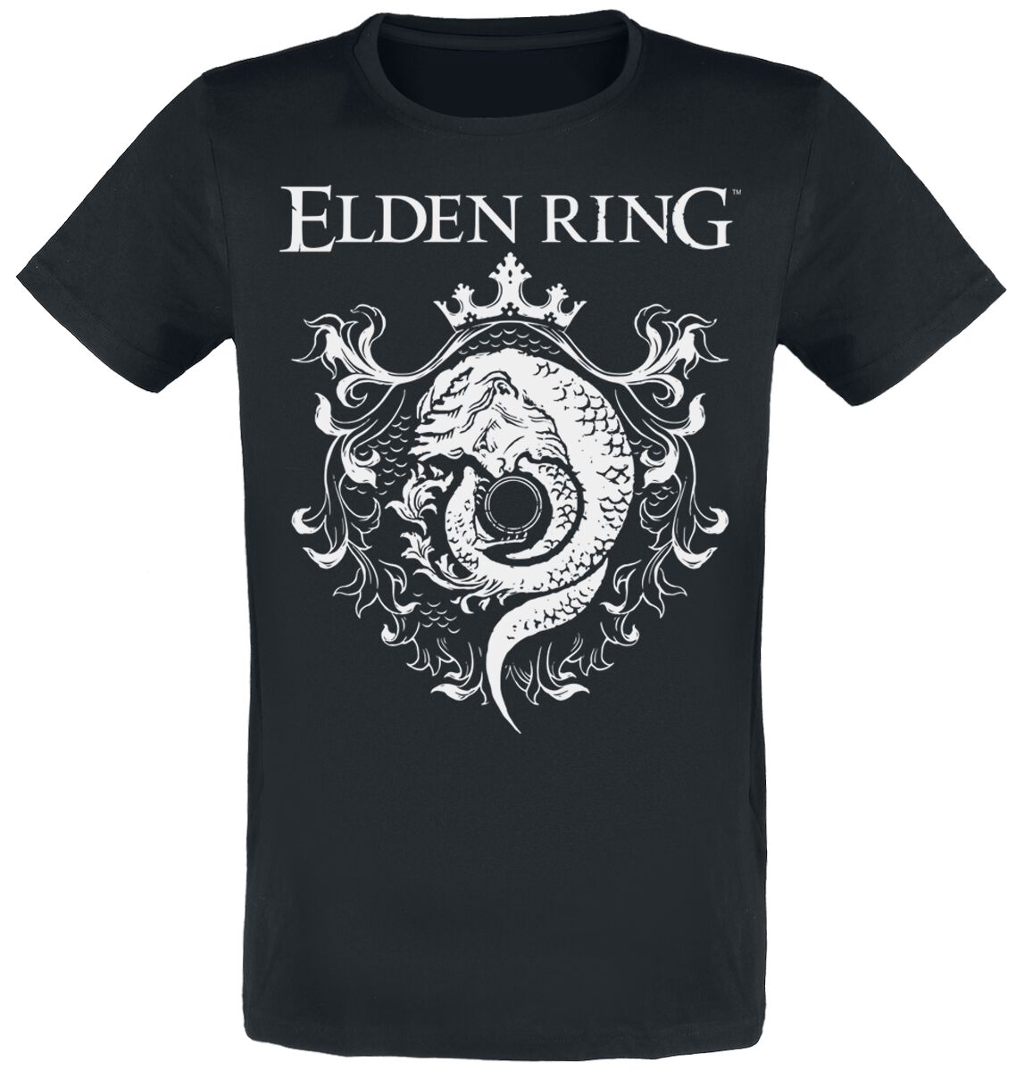 Elden Ring - Gaming T-Shirt - Crest - S bis XXL - für Männer - Größe L - schwarz  - EMP exklusives Merchandise!