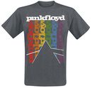 Dark Side Of The Moon - Rainbow Letters, Pink Floyd, T-Shirt