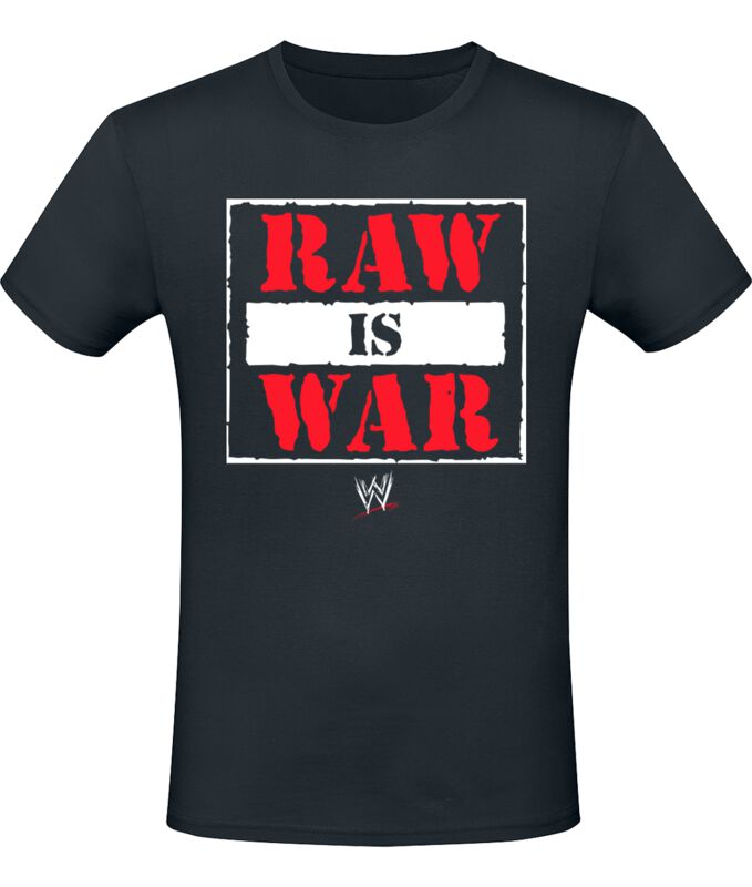 T-Shirt  di WWE - RAW Is WAR - S a XXL - Uomo - nero