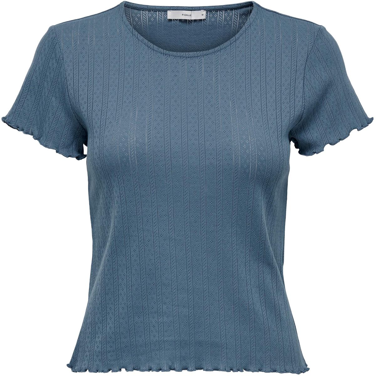 Only T-Shirt - Onlcarlotta S/S Top - XS bis XL - für Damen - Größe L - blau