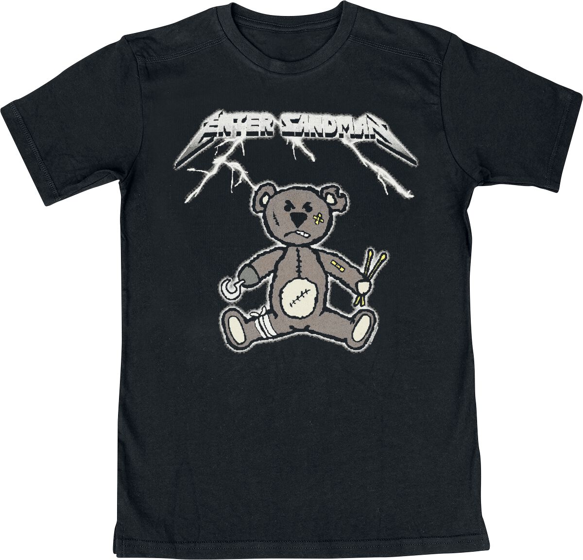 4252008920675 - Metal-Kids - Enter Sandman T-Shirt schwarz in 164