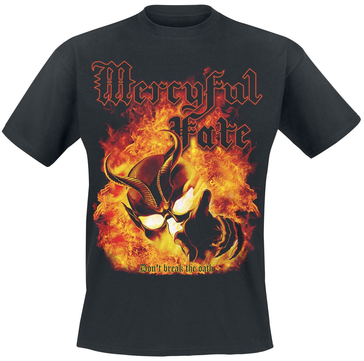 Mercyful Fate T-Shirt - Don`t Break The Oath - S bis XXL - für Männer - Größe XL - schwarz  - Lizenziertes Merchandise!