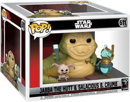 Die Rückkehr der Jedi-Ritter - 40th Anniversary - Jabba The Hutt with Salacious B. Crumb (Pop! Deluxe) Vinyl Figur 611, Star Wars, Funko Pop!