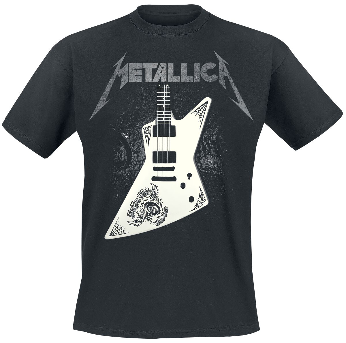 Metallica T-Shirt - Papa Het Guitar - S bis XXL - für Männer - Größe S - schwarz  - Lizenziertes Merchandise!
