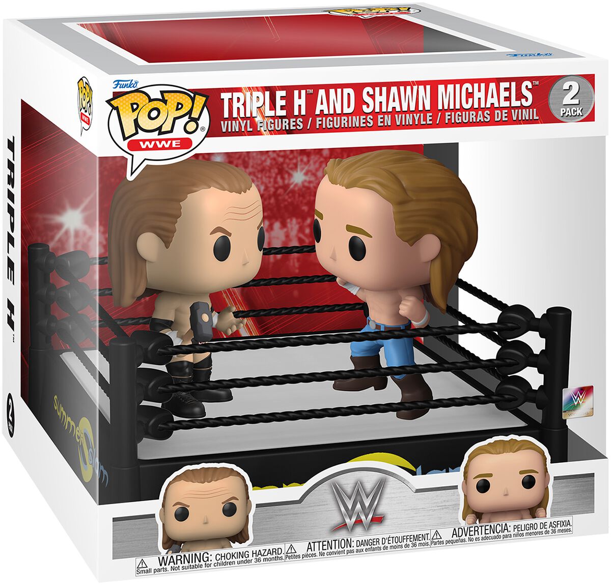Levně WWE Vinylová figurka Triple H and Shawn Michaels (Pop! Moment) Sberatelská postava standard