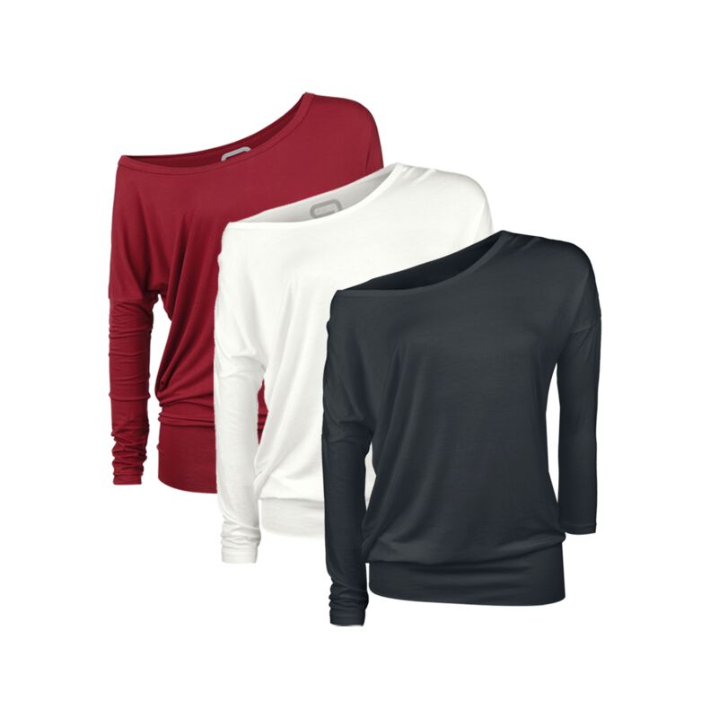 Maglia Maniche Lunghe Di Red By Emp - Fast And Loose Langarmshirt Bundle - S A 4XL - Donna - Multicolore-image