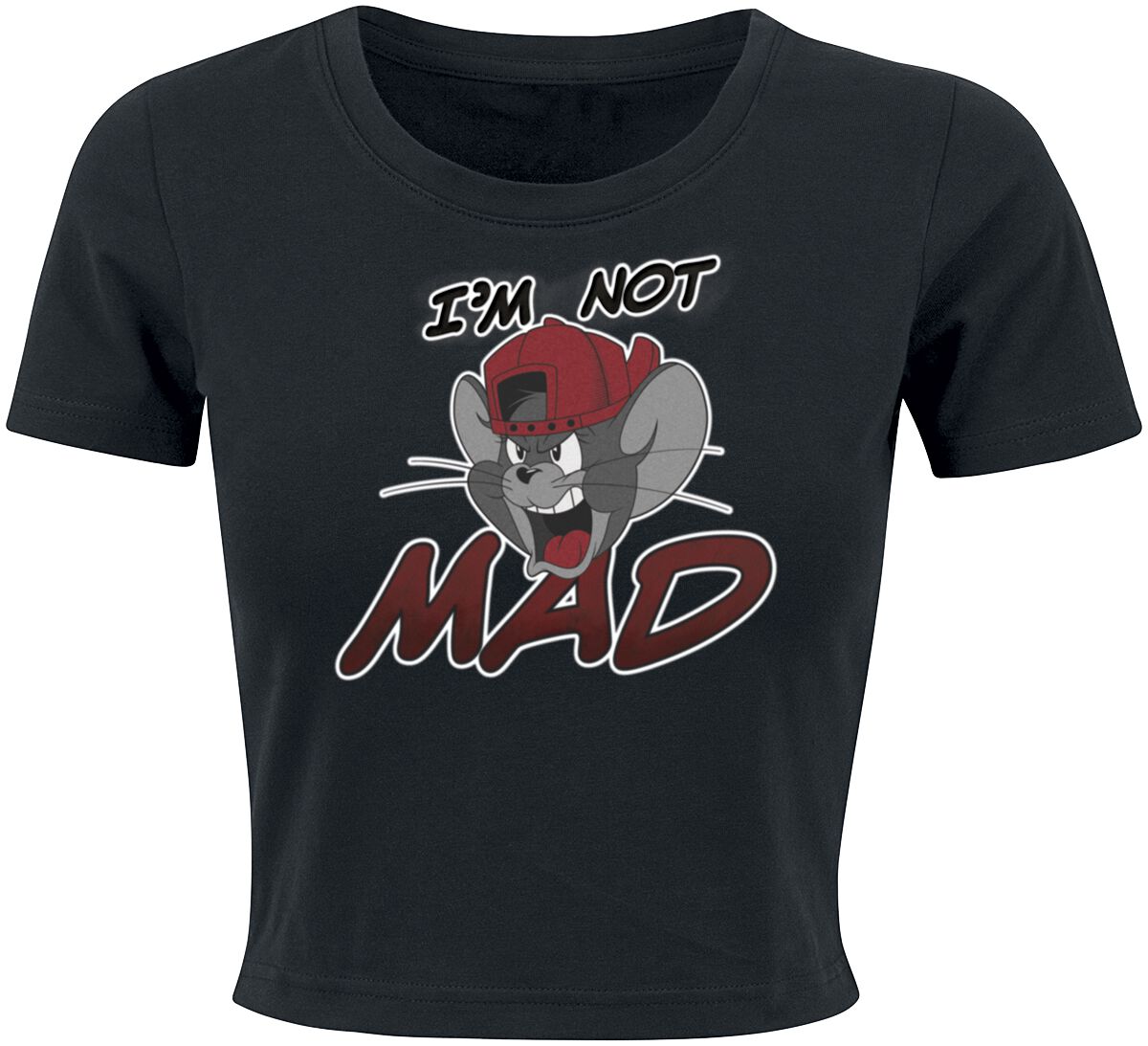 Image of T-Shirt di Tom And Jerry - Jerry - I'm Not Mad - S a XL - Donna - nero