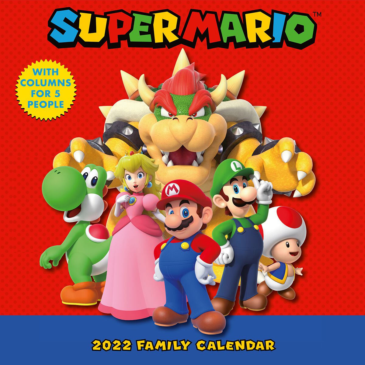 Image of Super Mario Wandkalender 2022 Wandkalender multicolor
