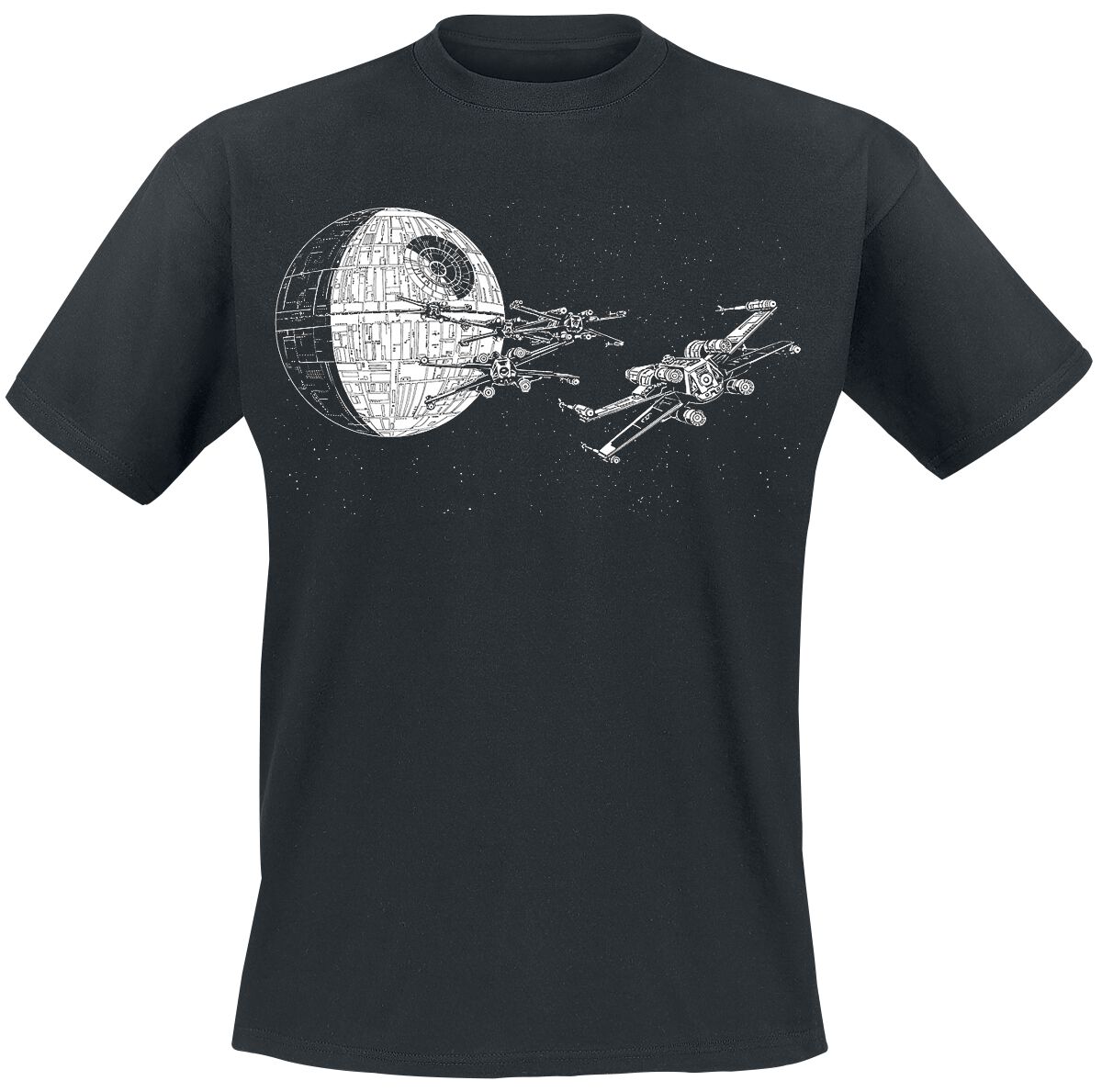 Star Wars Episode 4 - A New Hope - Attack on the Deathstar T-Shirt black