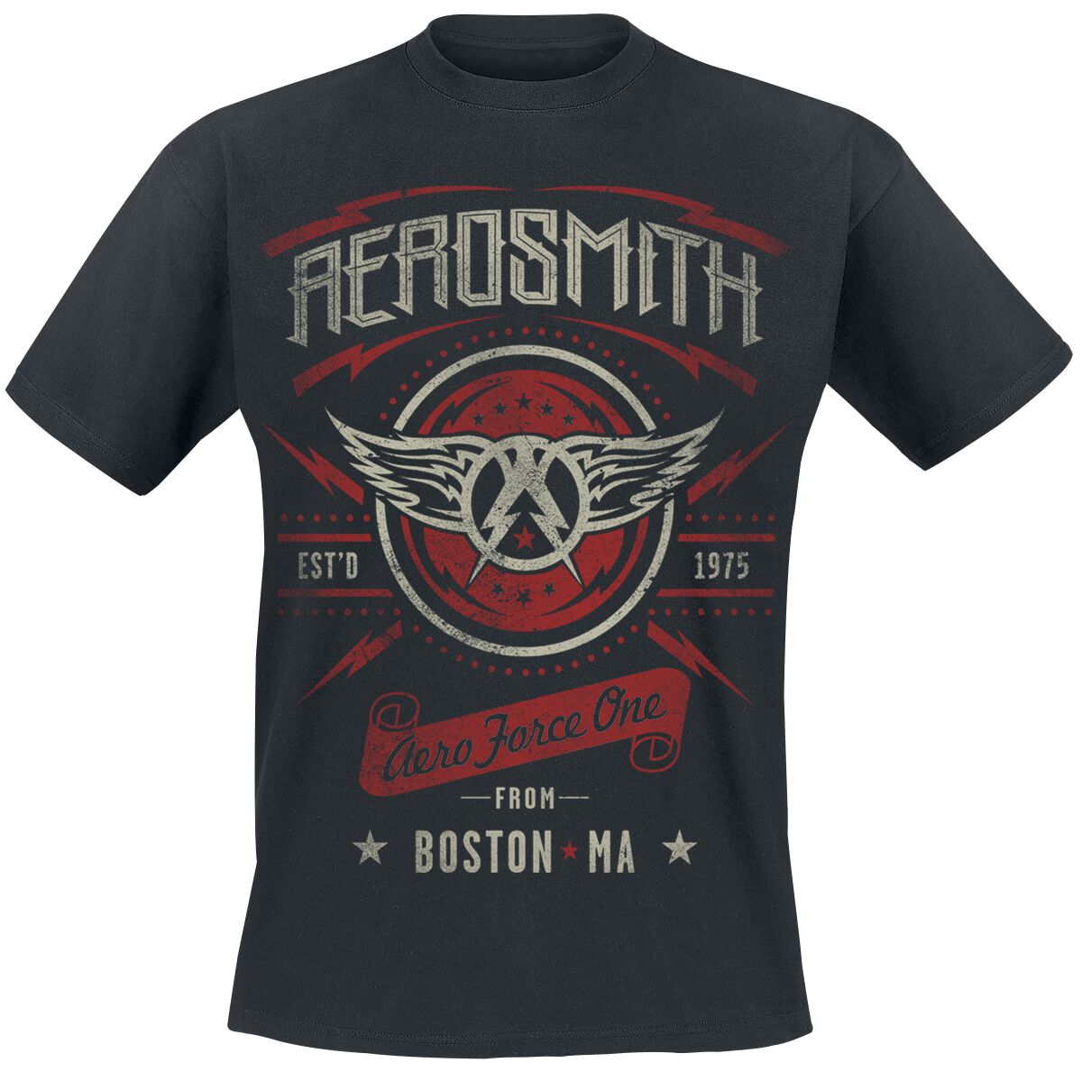 Image of Aerosmith Aero Force One T-Shirt schwarz