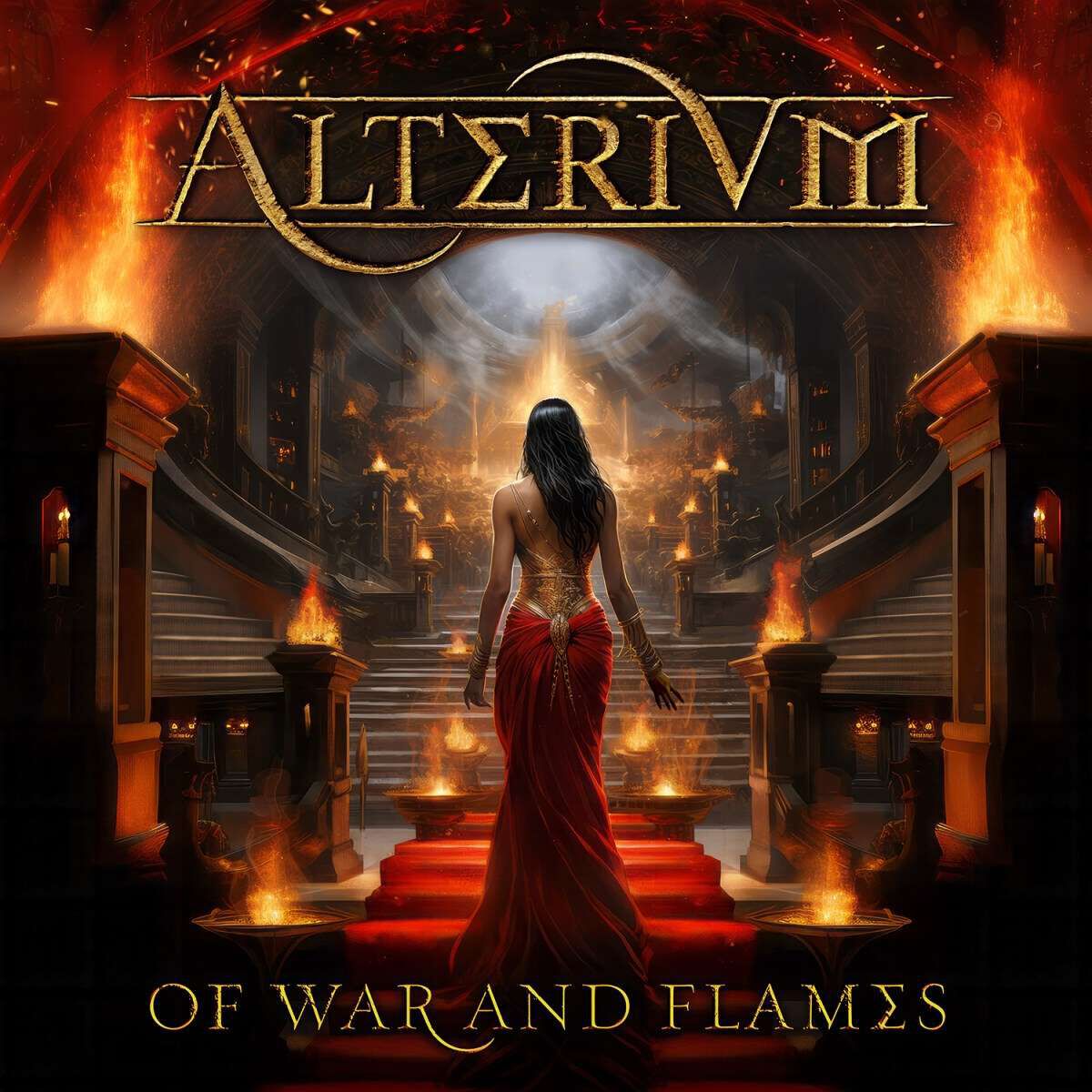 Image of CD di Alterium - Of war and flames - Unisex - standard