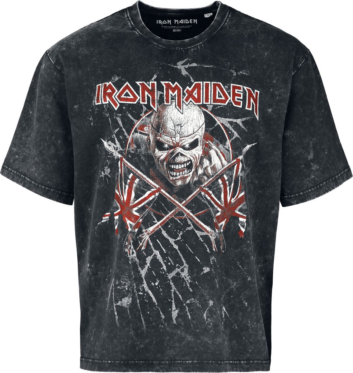 Iron Maiden T-Shirt - The Trooper - S bis XXL - für Männer - Größe L - anthrazit  - EMP exklusives Merchandise!