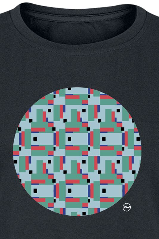 Große Größen Frauen Geometric Rearrangement | Svenja Hemke T-Shirt