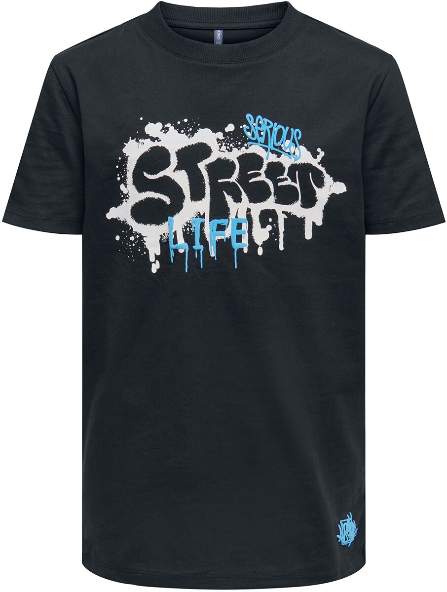 T-shirt de Kids ONLY - Zen Street - 122/128 à 170/176 - pour garçons - noir