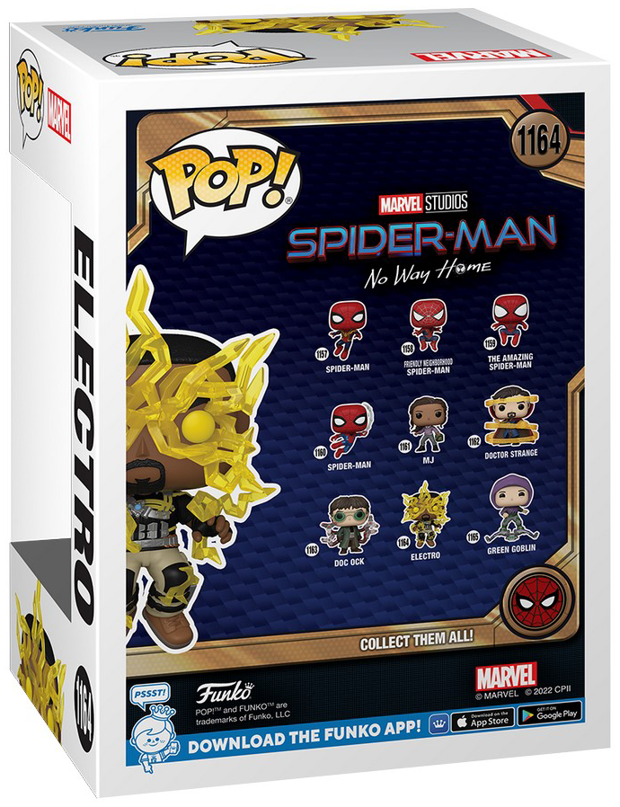 Spider-Man No Way Home - Electro Vinyl Figur 1164 Funko Pop! multicolor
