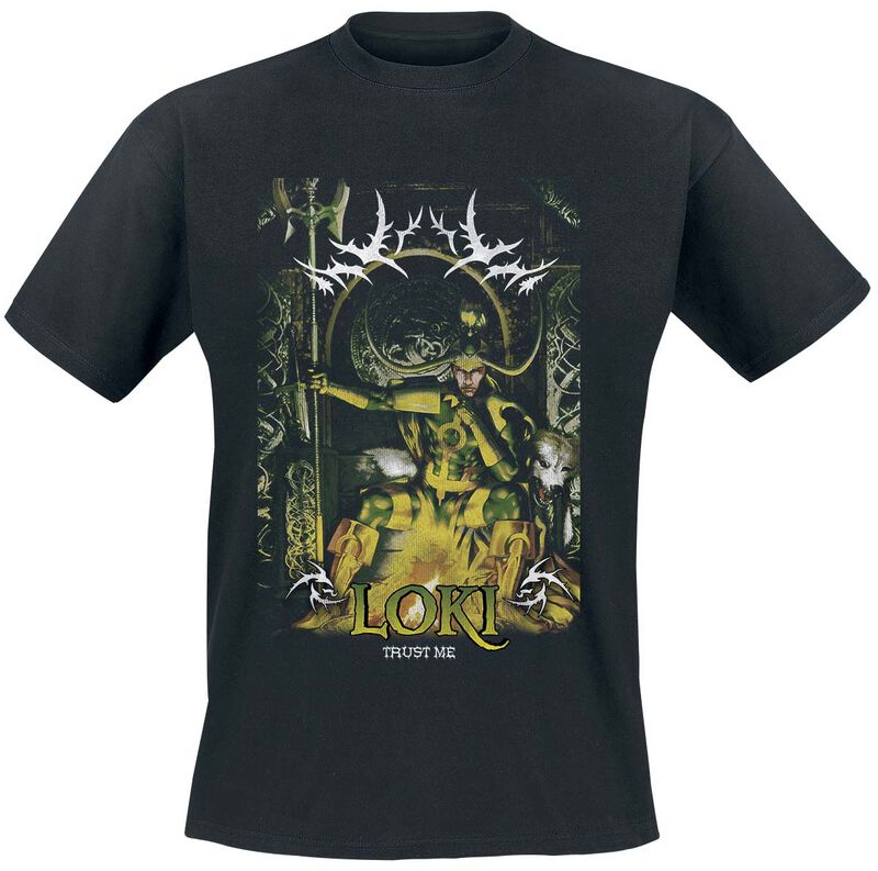 T-Shirt Manches courtes Disney de Loki - Trust Me - S à XXL - pour Homme - noir