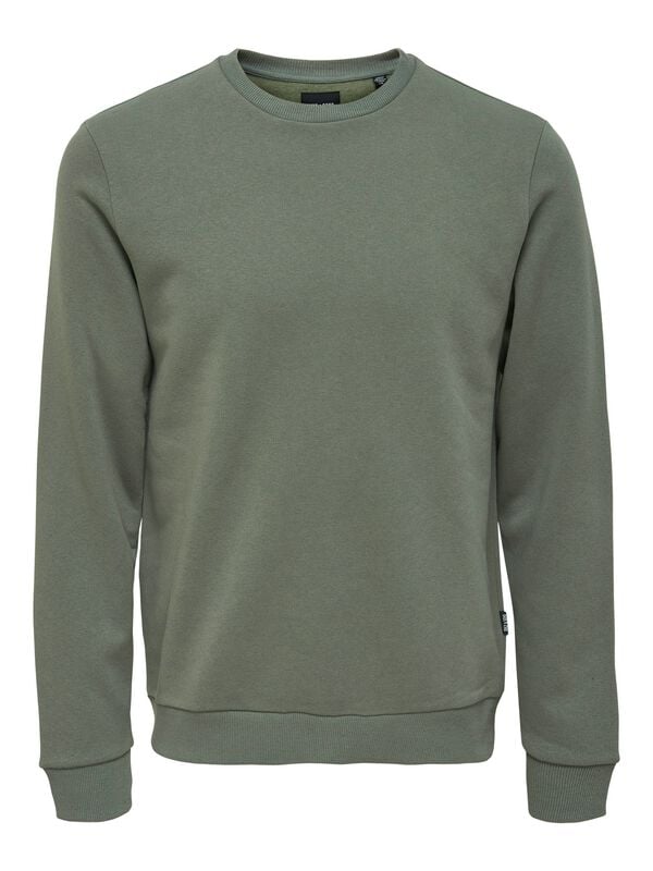 Only And Sons Onsceres Crew Neck Noos Sweatshirt Green